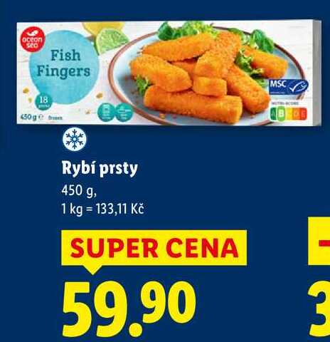 Rybí prsty, 450 g