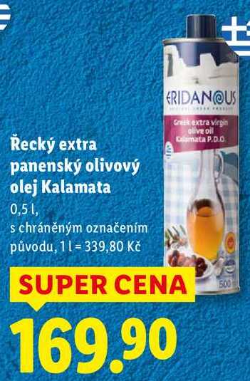 Řecký extra panenský olivový olej Kalamata, 0,5 l