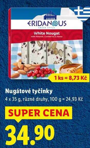 Nugátové tyčinky, 4x 35 g