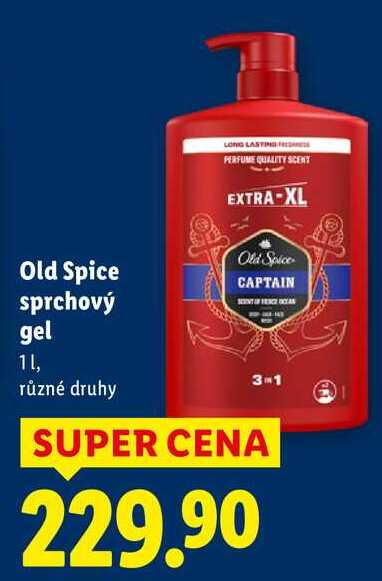 Old Spice sprchový gel, 1 l