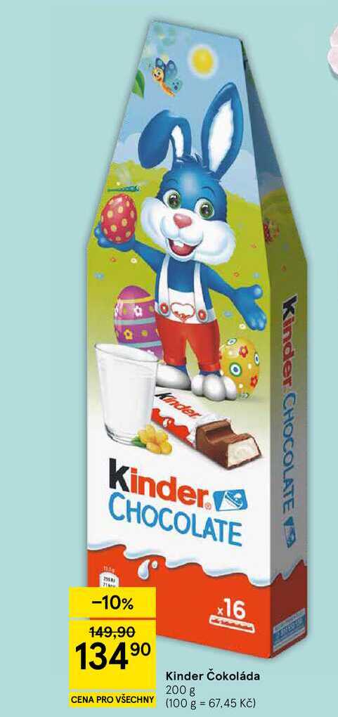 Kinder Čokoláda, 200 g