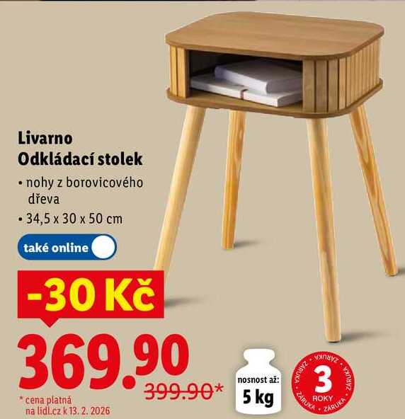 Livarno Odkládací stolek