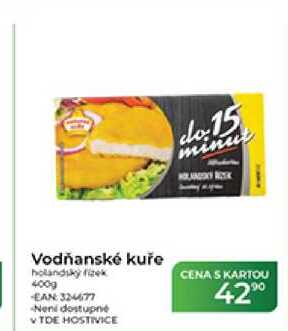 Vodňanské kuře holandsky řízek 400g