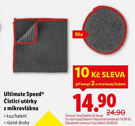 Ultimate SpeedⓇ Čisticí utěrky z mikrovlákna