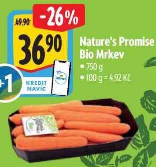Nature's Promise Bio Mrkev, 750 g