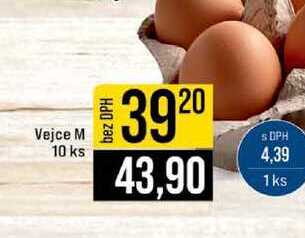 Vejce M 10 ks