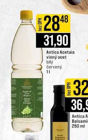 Antica Acetaia vinný ocet bilý červený 1l