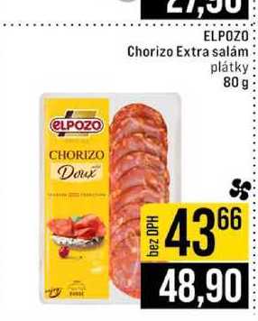 Chorizo Extra salám plátky 80 g
