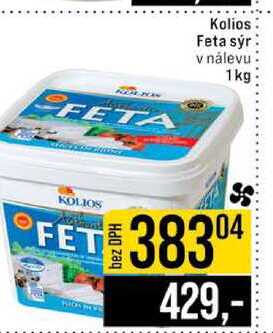 Kolios Feta sýr v nálevu 1kg