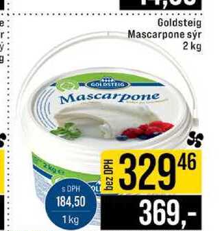 Goldsteig Mascarpone sýr 2 kg