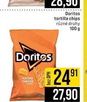 Doritos tortilla chips různé druhy 100 g