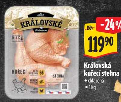 Královská kuřecí stehna, 1 kg