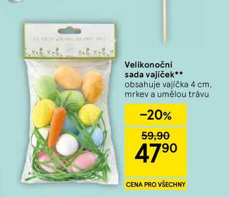 Velikonoční sada vajíček