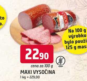 MAXI VYSOČINA 100g
