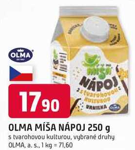 OLMA MÍŠA NÁPOJ 250 g 