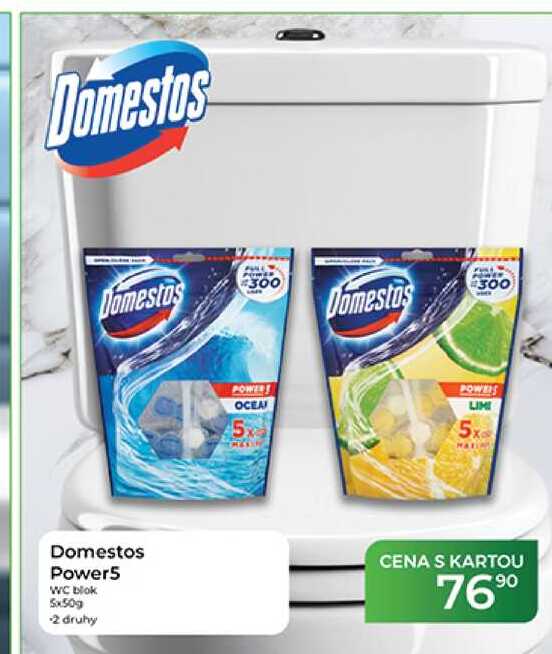 Domestos Power5 WC blok 5 x50 g