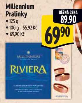 Millennium Pralinky, 125 g