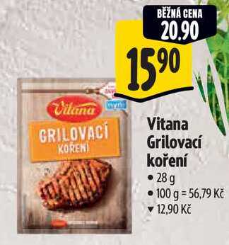 Vitana Grilovací koření, 28 g