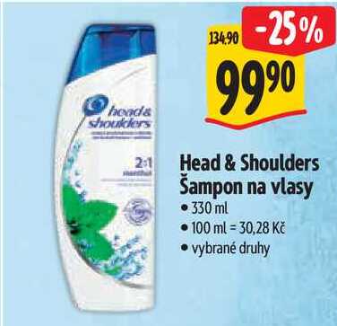 Head & Shoulders Šampon na vlasy, 330 ml
