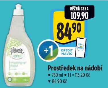 Prostředek na nádobí, 750 ml
