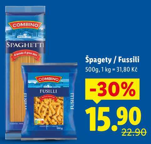 Špagety/Fussili, 500 g