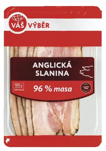VÁŠ VÝBĚR Anglická slanina, 100 g