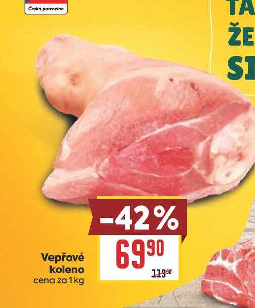Vepřové koleno cena za 1 kg