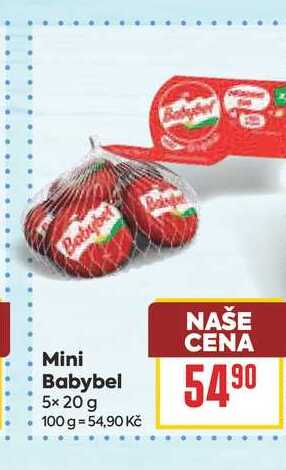 Mini Babybel 5x 20 g 