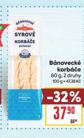 Bánovecké korbáče 80 g