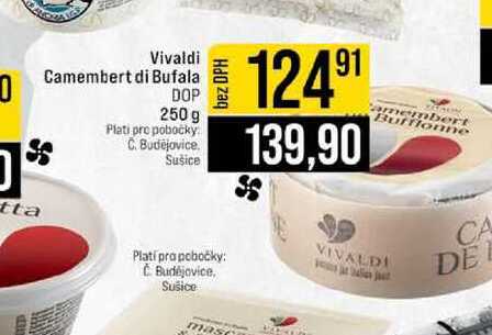 Vivaldi Camembert di Bufala DOP 250 g 