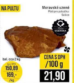 Moravské uzené 100g