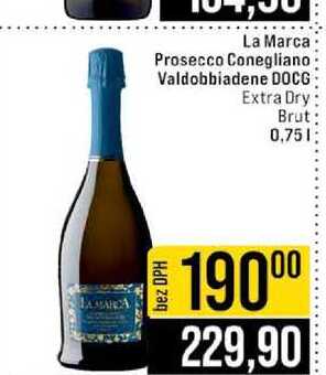 La Marca Prosecco Conegliano Valdobbiadene DOCG Extra Dry Brut 0,75l