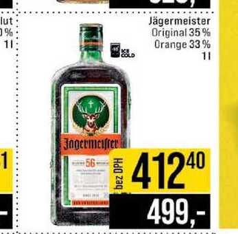 Jägermeister Original 35% Orange 33% 1l