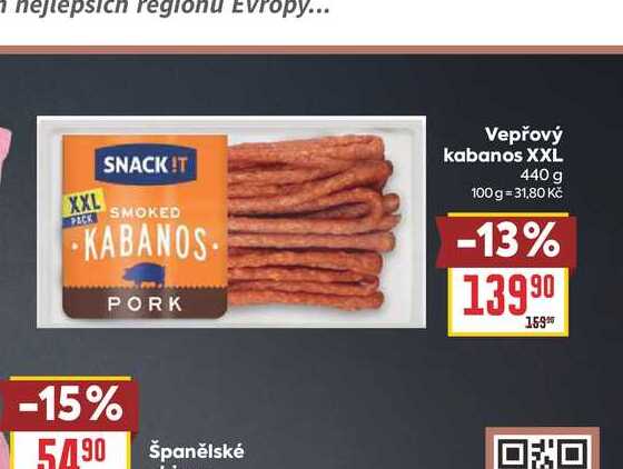 Vepřový kabanos XXL 440 g