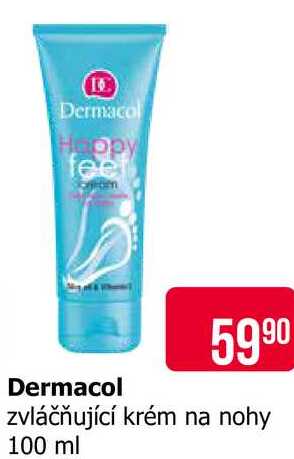 Dermacol zvláčňující krém na nohy 100 ml 