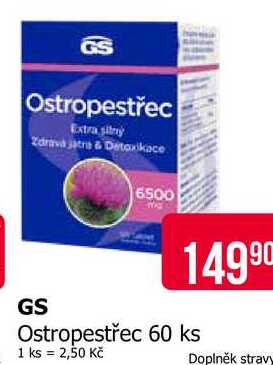 GS Ostropestřec 60 ks