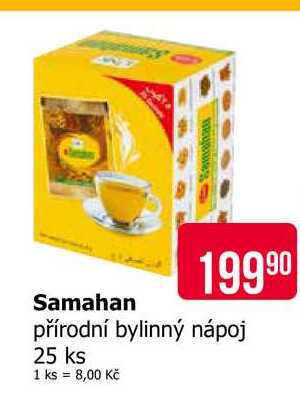 Samahan přírodní bylinný nápoj 25 ks 
