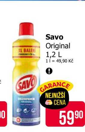 Savo Original dezinfekční prostředek 1,2l