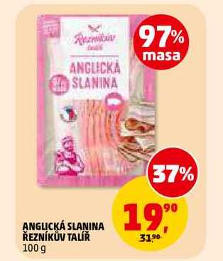ANGLICKÁ SLANINA ŘEZNÍKŮV TALÍŘ, 100 g 