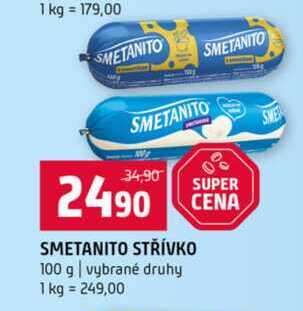 SMETANITO STŘÍVKO 100 g