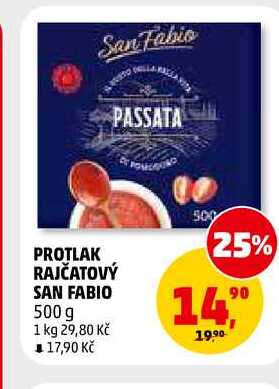 PROTLAK RAJČATOVÝ SAN FABIO, 500 g