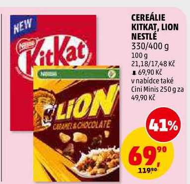 CEREÁLIE LION NESTLÉ, 400 g