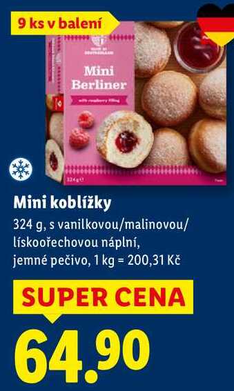 Mini koblížky, 324 g