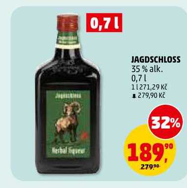 JAGDSCHLOSS, 0,7 l