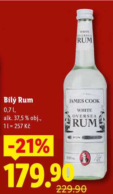 Bílý Rum, 0,7 l