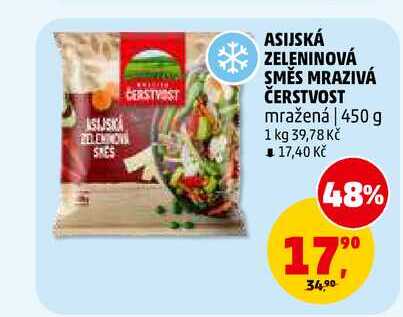 ASIJSKÁ ZELENINOVÁ SMĚS MRAZIVÁ ČERSTVOST, 450 g