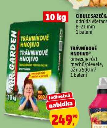 TRÁVNÍKOVÉ HNOJIVO, 1 balení  