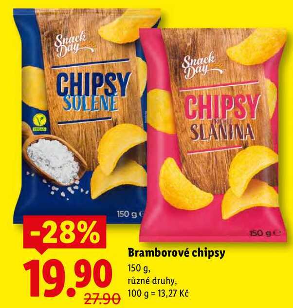 Bramborové chipsy, 150 g