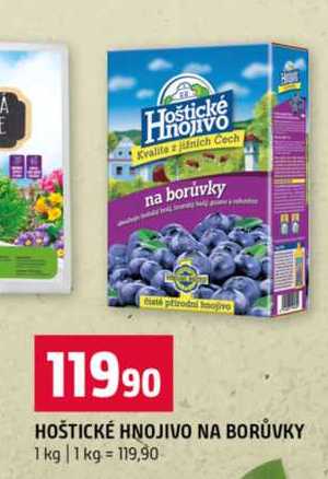 HOŠTICKÉ HNOJIVO NA BORŮVKY 1 kg