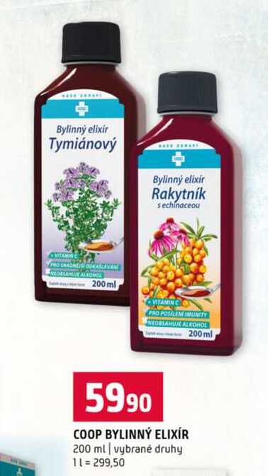 COOP BYLINNÝ ELIXÍR 200 ml
